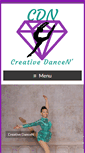 Mobile Screenshot of creativedancen.com